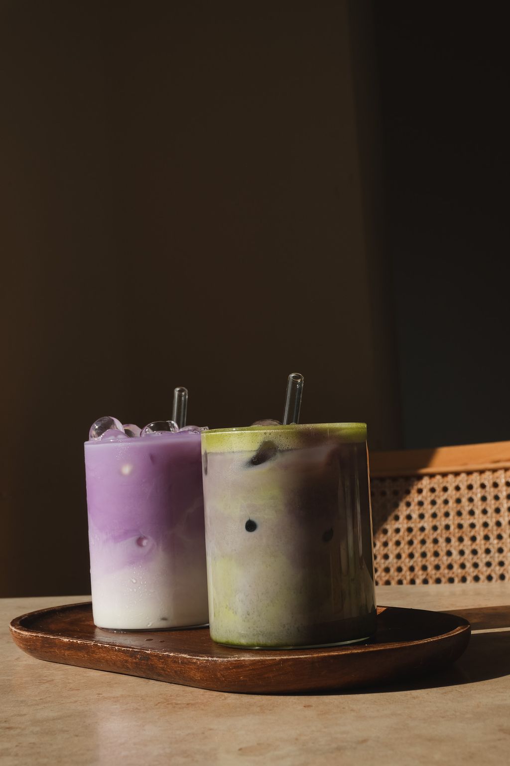 Lila Iced Ube Latte