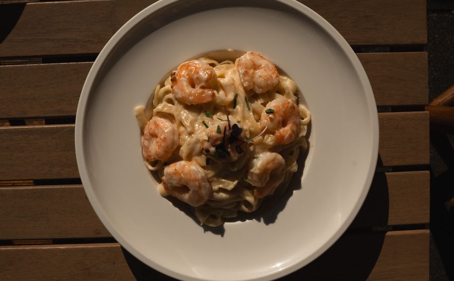 Insta Shrimp Pasta